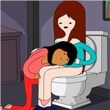 Super Adventure Time Style Toilet Fun!
