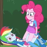 RainbowDash X PinkiePie Futa Animation